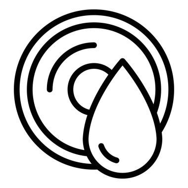 Deterjan simgesi ana hatlarını bırak. Sıvı şişe