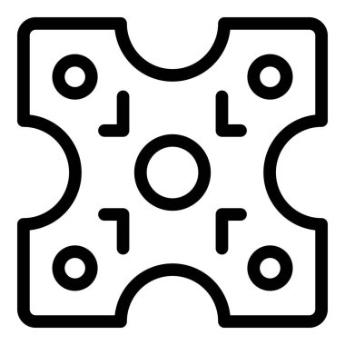 Duvardaki parantez simgesi dış hat vektörü. TV bağlantısı