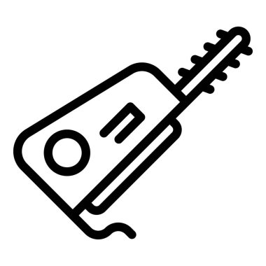 Kesici simge ana hatları vektörü. Bahçe bahçesi