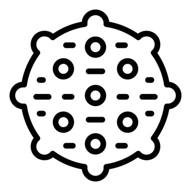 Kauçuk top taslak vektörü. Hayvan bakımı