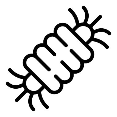 Kedi oyuncağı ikon ana hatları vektörü. Hayvan aksesuarı