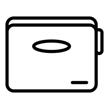 Torba simgesi ana hat vektörü. Makyaj malzemesi