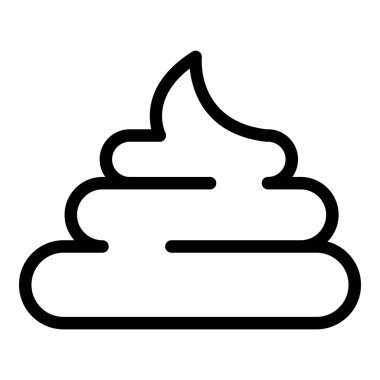 Ustura köpük ikonu ana hatları vektörü. Kozmetik bakım