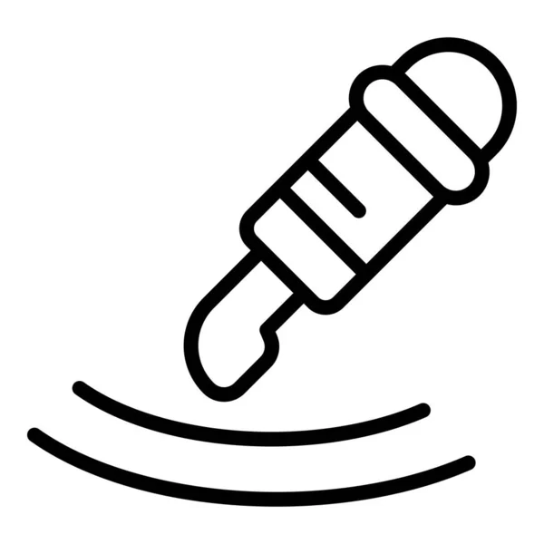 Medyczna ikona antykoncepcji zarysowuje wektor. Kontrola zdrowia — Wektor stockowy