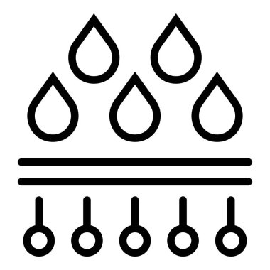 Cilt bakım ikonu ana hatları vektörü. Yüz güzelliği