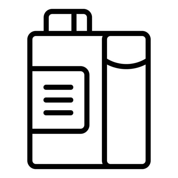 Shop icône de lait contour vecteur. Plante végétale — Image vectorielle