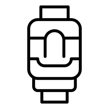 E sigara tapası kablo ikonu ana hat vektörü. Tütün sigarası.