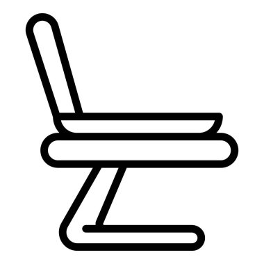 Sermaye dizüstü bilgisayarı ikon ana hatları vektörü. İş toplantısı