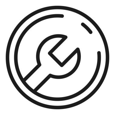 Aracı düzenleme simgesi dış hat vektörünü onar. Veri arayüzü