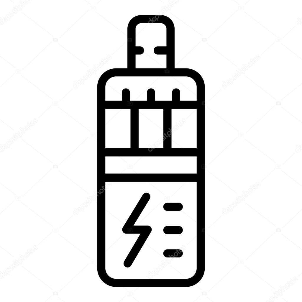 Electric atomizer icon outline vector. Electronic vape