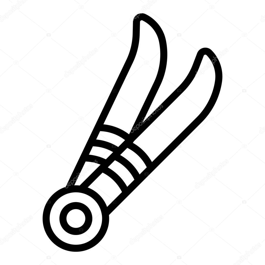 Catch juice icon outline vector. Vape cigarette