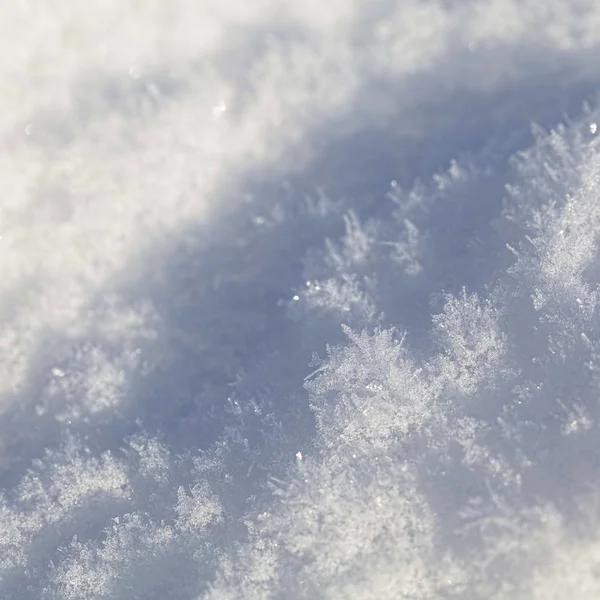 Detalhe da neve — Fotografia de Stock