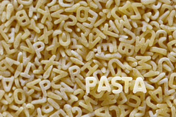 Alphabet pasta — Stock Photo, Image