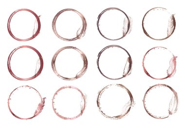 Güzel bir tüy çelengi seti, el çizimi boho tüyü çerçeve. Vektör illüstrasyonu.