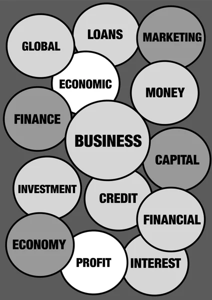 Koncepcja biznesowa i finansowa — Zdjęcie stockowe