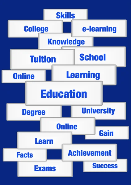 교육 개념 단어 — 스톡 사진