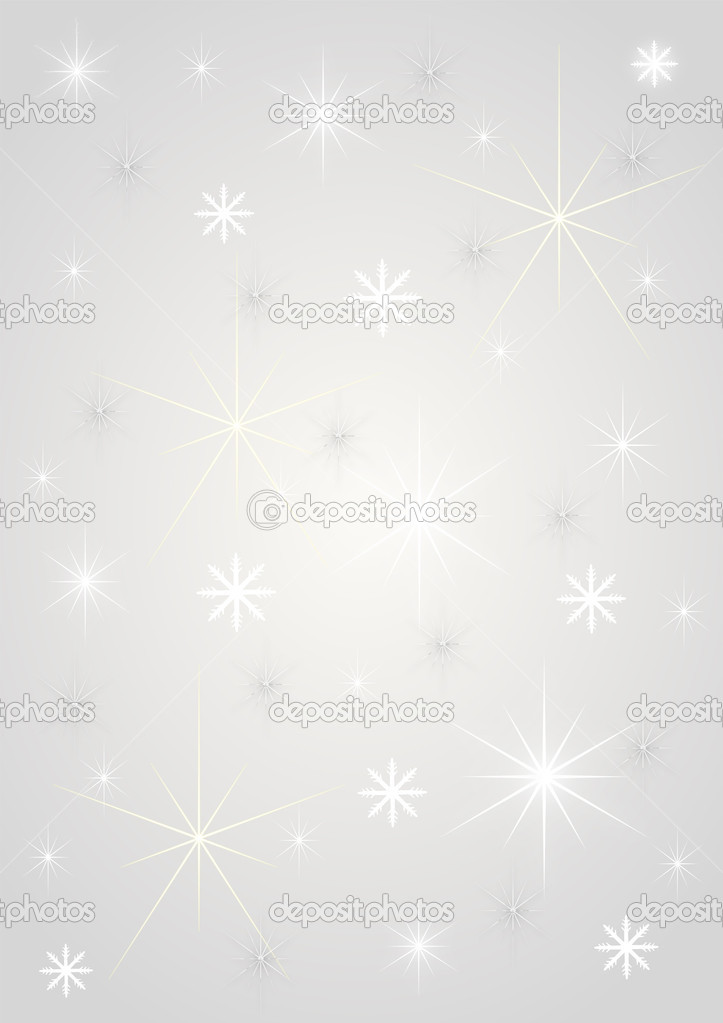 Background silver stars