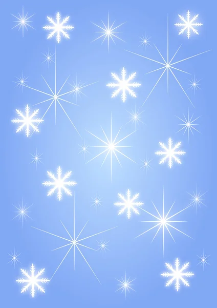 Background blue snowflakes — Stok fotoğraf