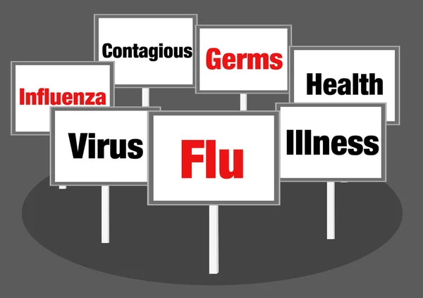 Signos de gripe — Foto de Stock