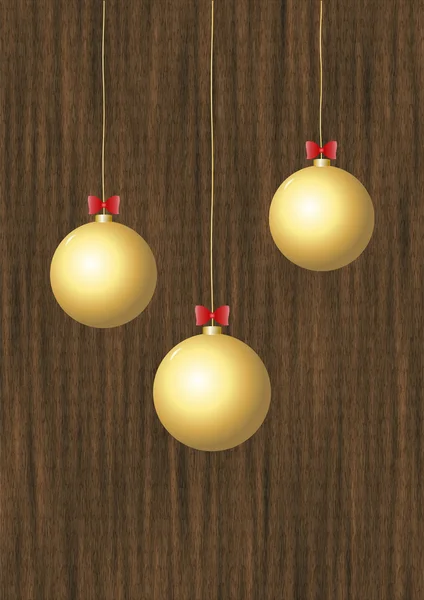 Bola de Navidad oro — Foto de Stock