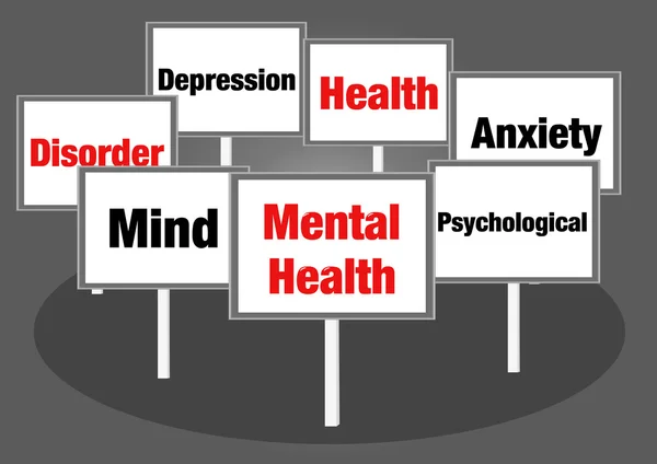 Mental health signs — Stock Photo, Image