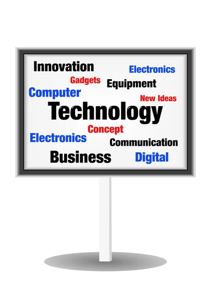 Signo tecnológico — Foto de Stock