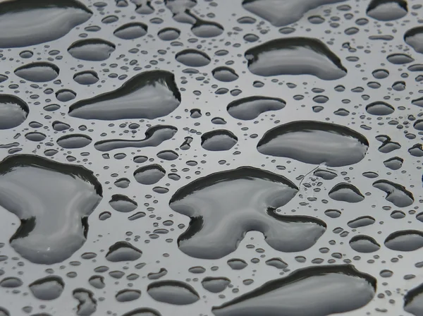Water raindrops on glass background — Stock Photo, Image
