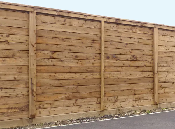 Wooden fence panel — Stock Photo, Image