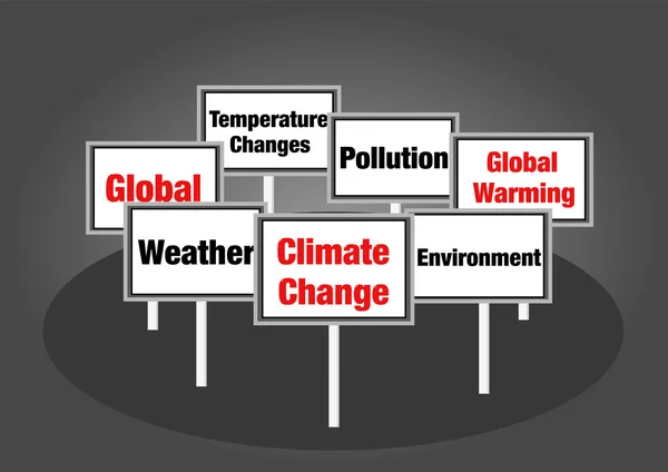 Alterações climáticas — Fotografia de Stock