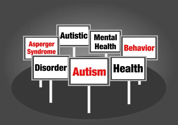 Autism tecken — Stockfoto