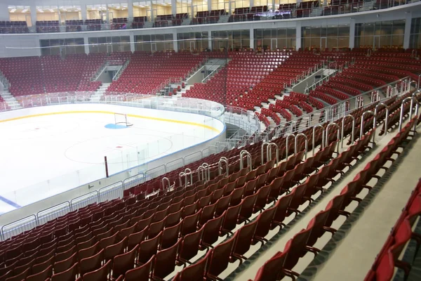 Interiorul stadionului sportiv de hochei — Fotografie, imagine de stoc