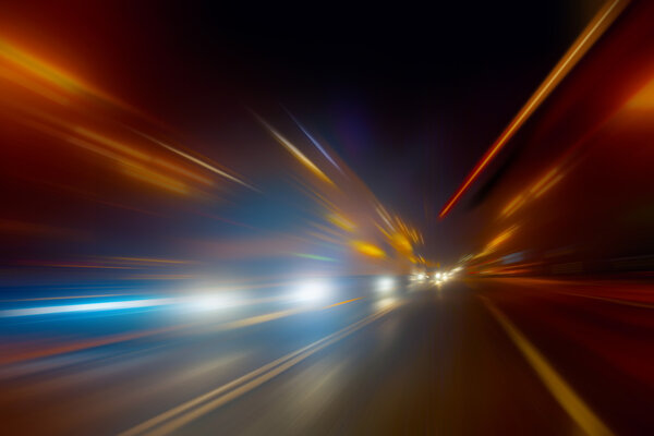 high-speed movement at night