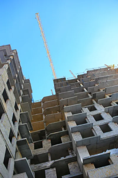 Byggandet av höghus — Stockfoto