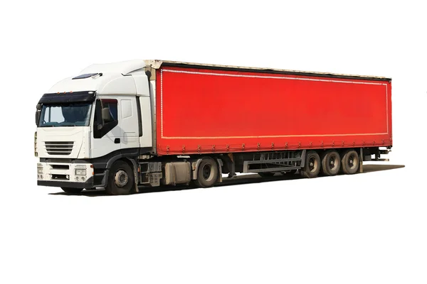 Vrachtwagen geïsoleerd — Stockfoto