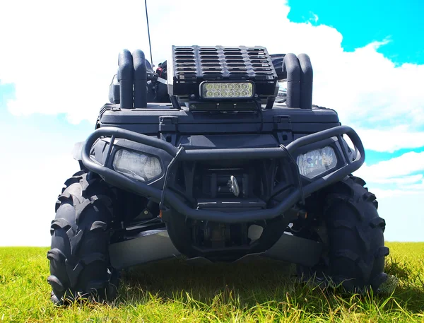 Siyah ATV — Stok fotoğraf
