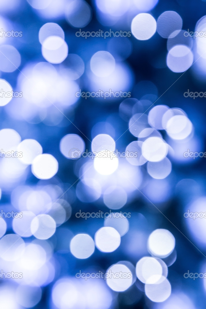 light spots on blue background