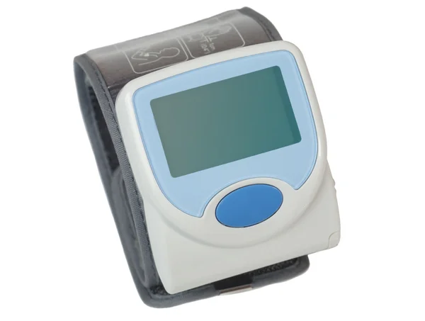 Nadgarstek pomiarowych przyrząd ciśnienia tętniczego — Zdjęcie stockowe