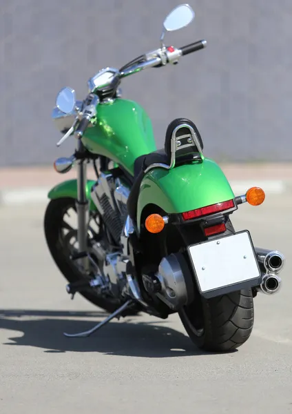 Motorcycle on asphalt — Stock Photo, Image