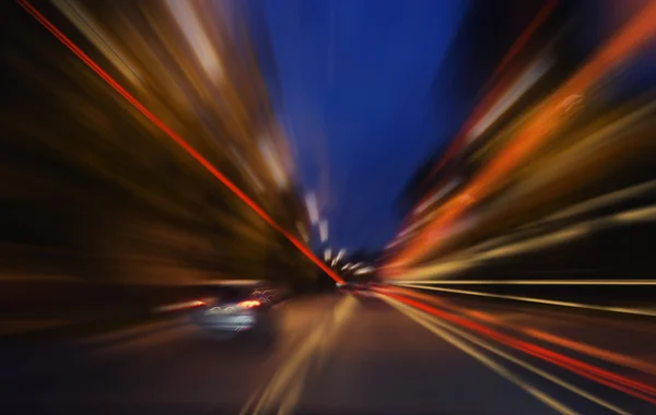 Autopista nocturna — Foto de Stock