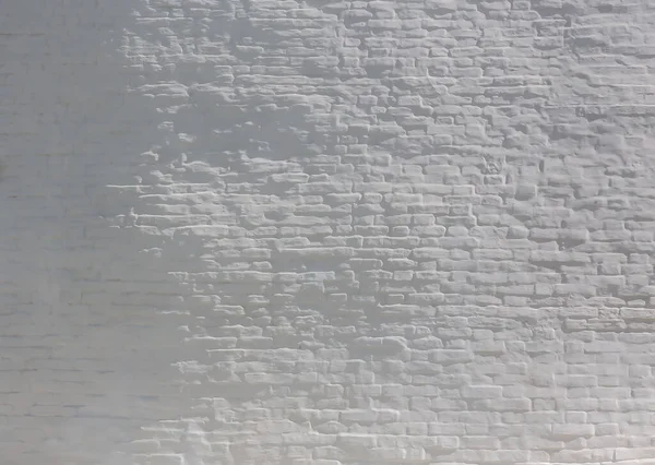 Kontekst Stara Teksturowana Ściana Białej Cegły — Zdjęcie stockowe