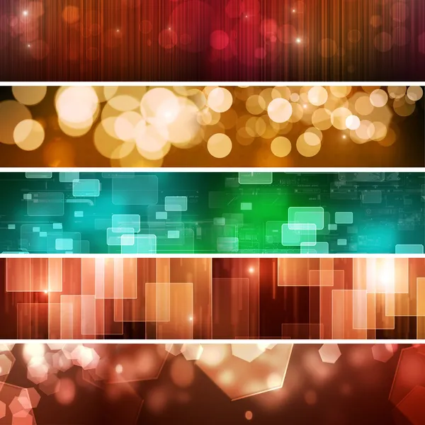 Abstract Technology Banners — Stock Photo, Image