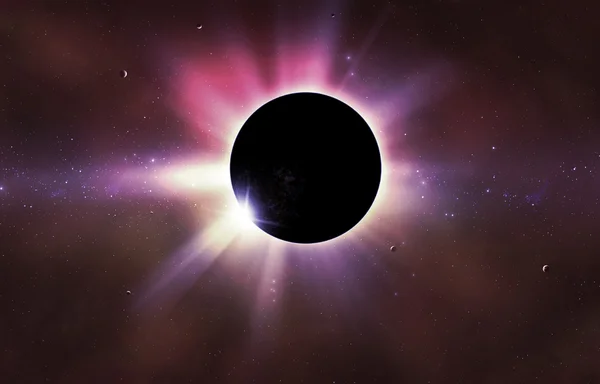 Eclipsa solară — Fotografie, imagine de stoc