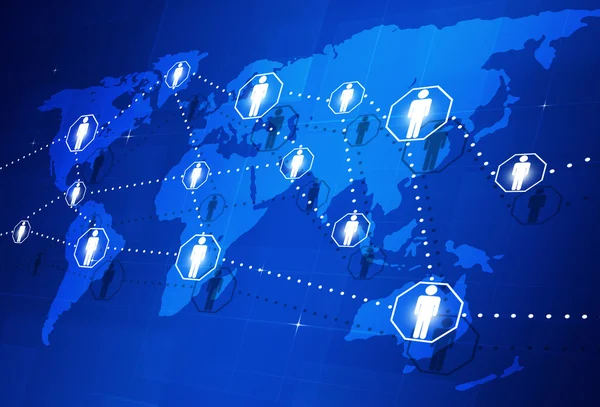 Global People Connection — Stock Photo, Image