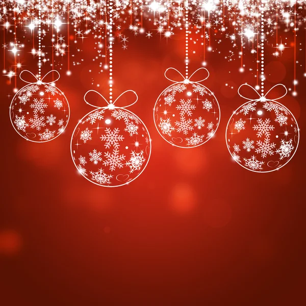 Xmas Red Background — Stock Photo, Image