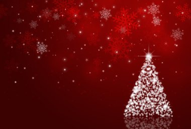 Kırmızı christmas dekorasyon zemin