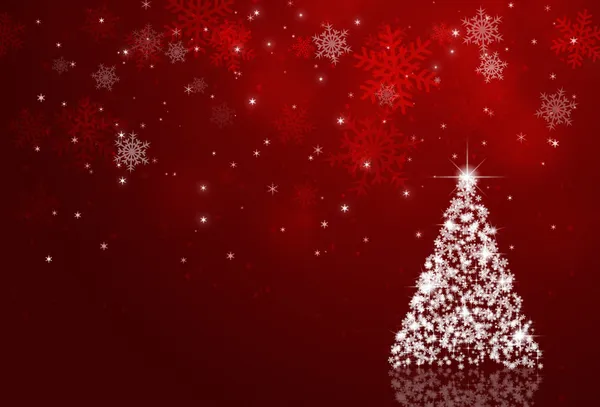 Röd jul dekoration bakgrund — Stockfoto