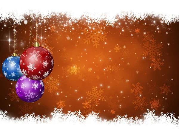 Bolas de Navidad de invierno —  Fotos de Stock