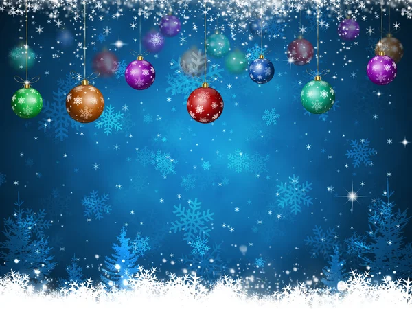 Winter Christmas Balls — Stock Photo, Image