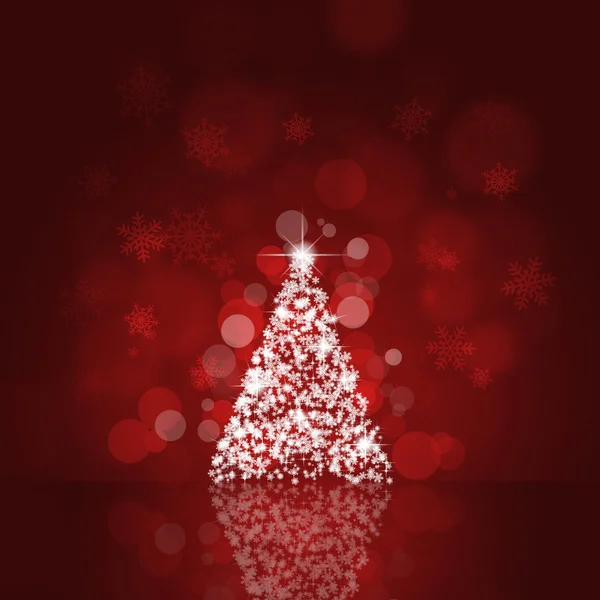 크리스마스 트리 및 bokeh 빛 — 스톡 사진