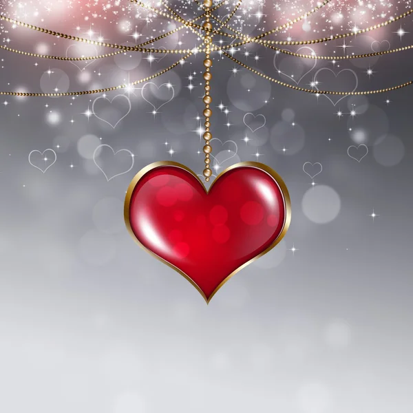 Red Valentine Heart — Stock Photo, Image